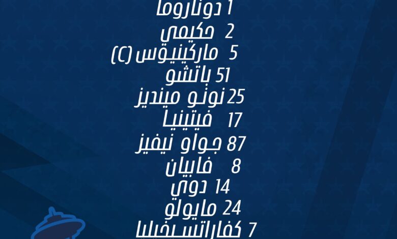 تشكيل باريس سان جيرمان